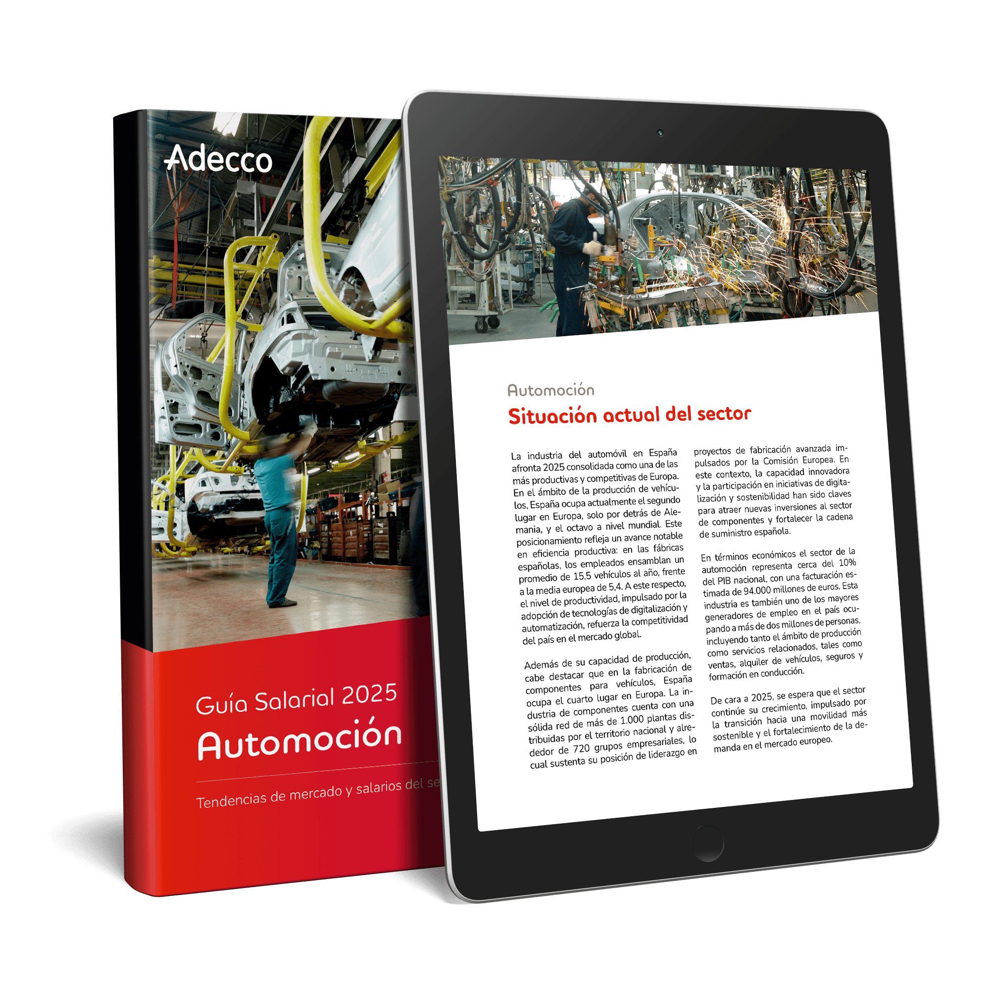 Portada de Guía salarial 2025 Sector Automoción