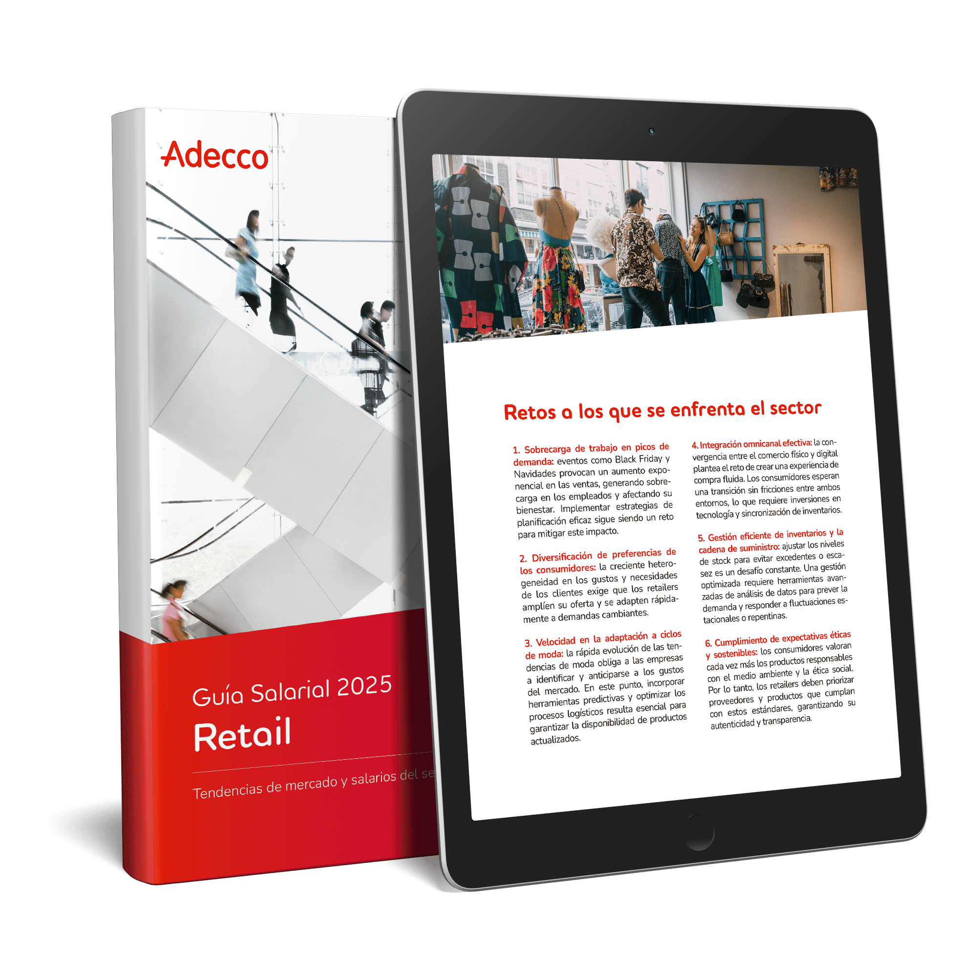 Portada de Guía salarial 2025 Retail