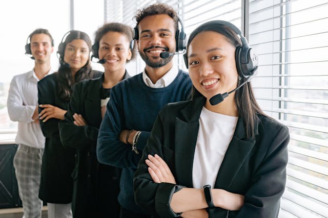 Equipo de atención al cliente