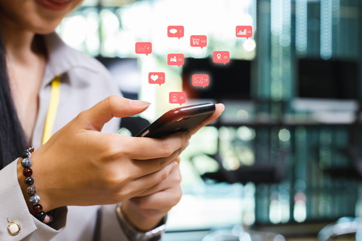 Interacciones de redes sociales