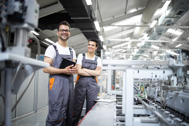 operativos industriales en la fábrica